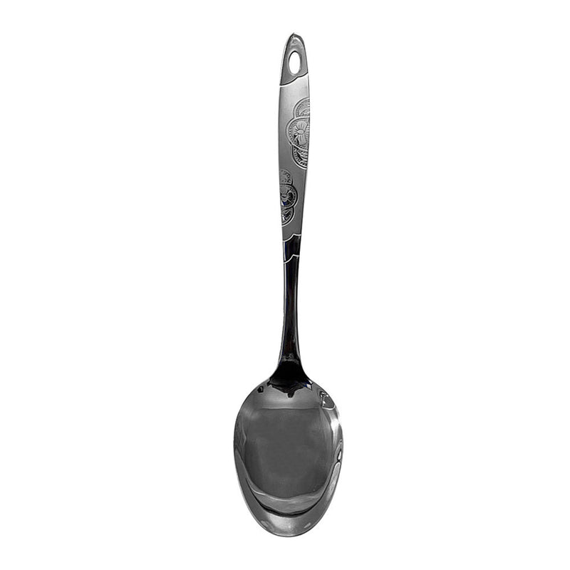 6 Pcs 12-1/2'' Stainless Steel Basting and Buffet Serving Spoon