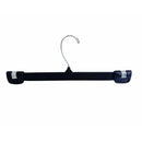 10 Pc 12" Plastic Pants Hanger Clothes Hangers Clothing Pants Hangers - BLACK