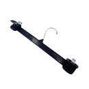 10 Pc 12" Plastic Pants Hanger Clothes Hangers Clothing Pants Hangers - BLACK