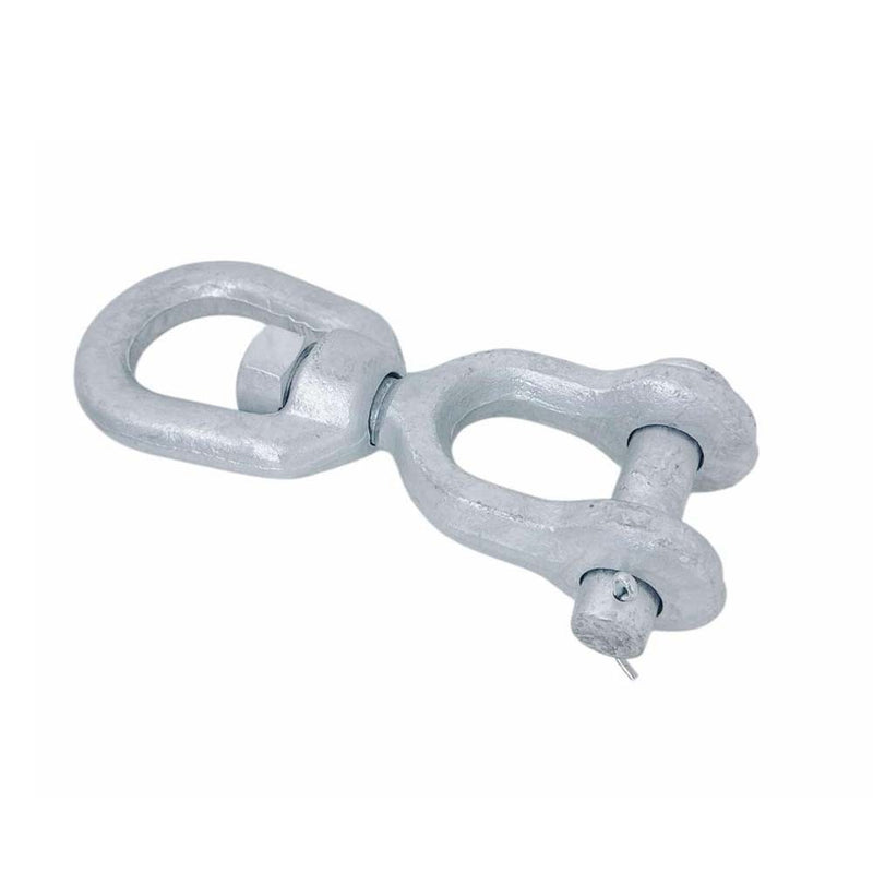 Marine Boat Galvanized 1" Jaw Eye Swivel Mooring 12,500 Lbs WLL Eye Jaw Swivel