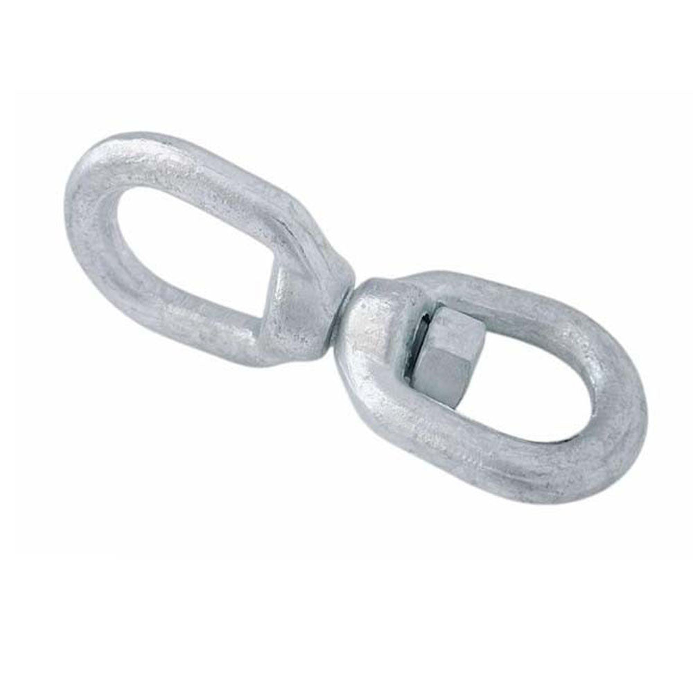 Marine Boat Mooring Hot Dipped Galvanized 1/2" Eye Eye Swivel 3,600 Lbs WLL
