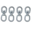 4 Pc Marine Boat Mooring Hot Dipped Galvanized 1/2" Eye Eye Swivel 3,600 Lbs WLL