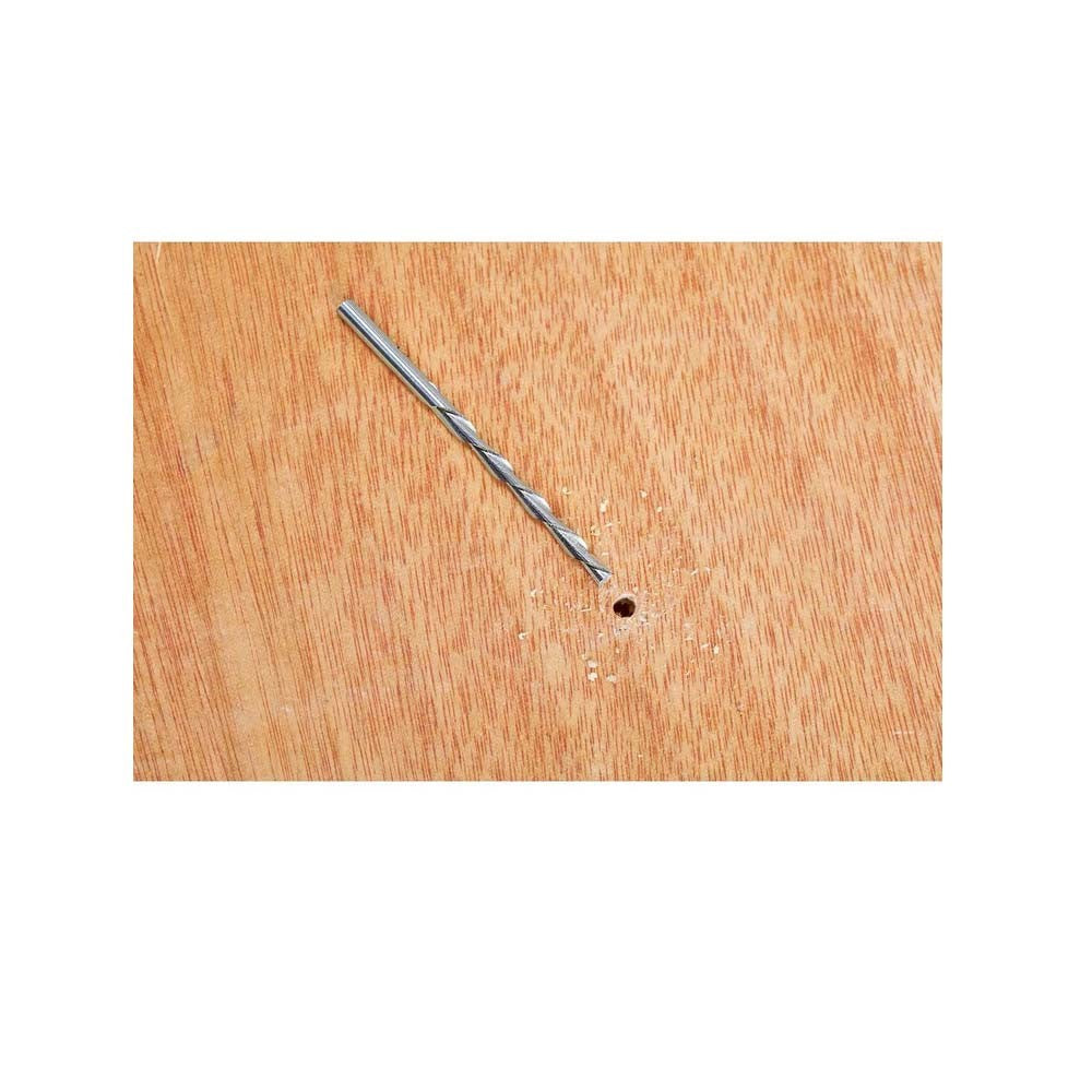 2Pc 1/8" M2 High Speed Steel Spiral Cut Out Bit Reverse Upcut Flute Spiral Drill