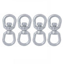 4 Pc Marine Boat Mooring Hot Dipped Galvanized 3/8" Eye Eye Swivel 2,250 Lbs WLL