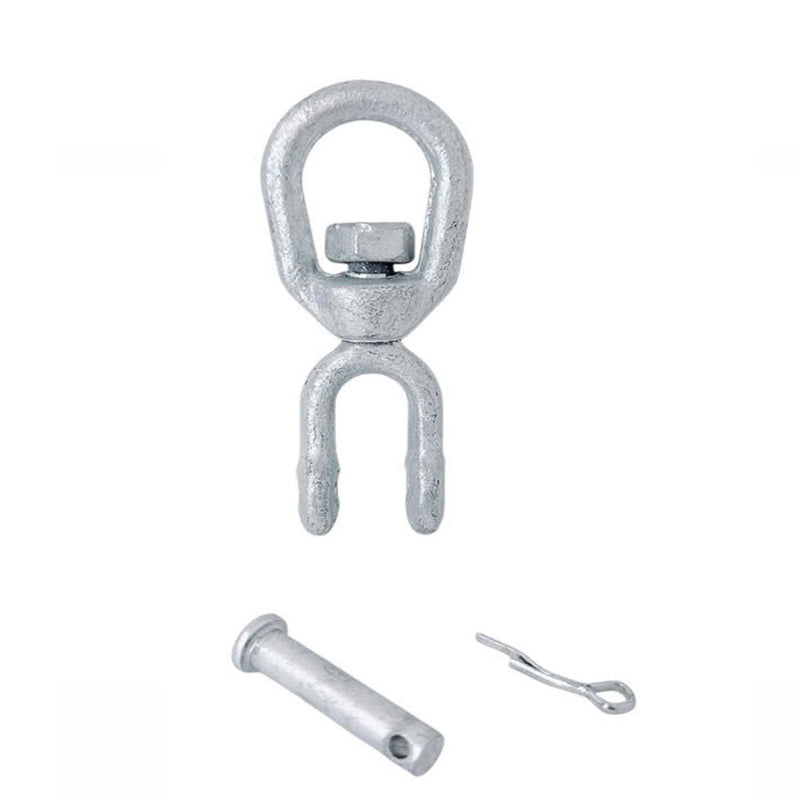 4 Pc Marine Boat Mooring Hot Dipped Galvanized 5/16" Jaw Eye Swivel 1250 Lbs WLL