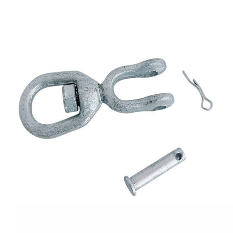4 Pc Marine Boat Mooring Hot Dipped Galvanized 5/16" Jaw Eye Swivel 1250 Lbs WLL