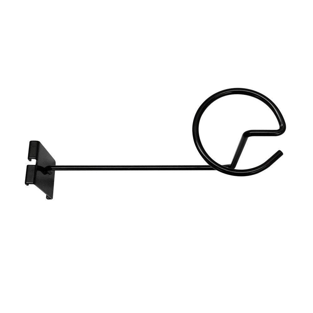 Metal gridwall hat holder hook for wire grid panels in retail displays