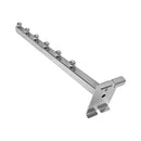 16.5 inch chrome waterfall display arm with 6 balls for retail stores