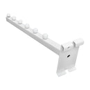 16.5 inch White waterfall display arm with 6 balls for retail stores