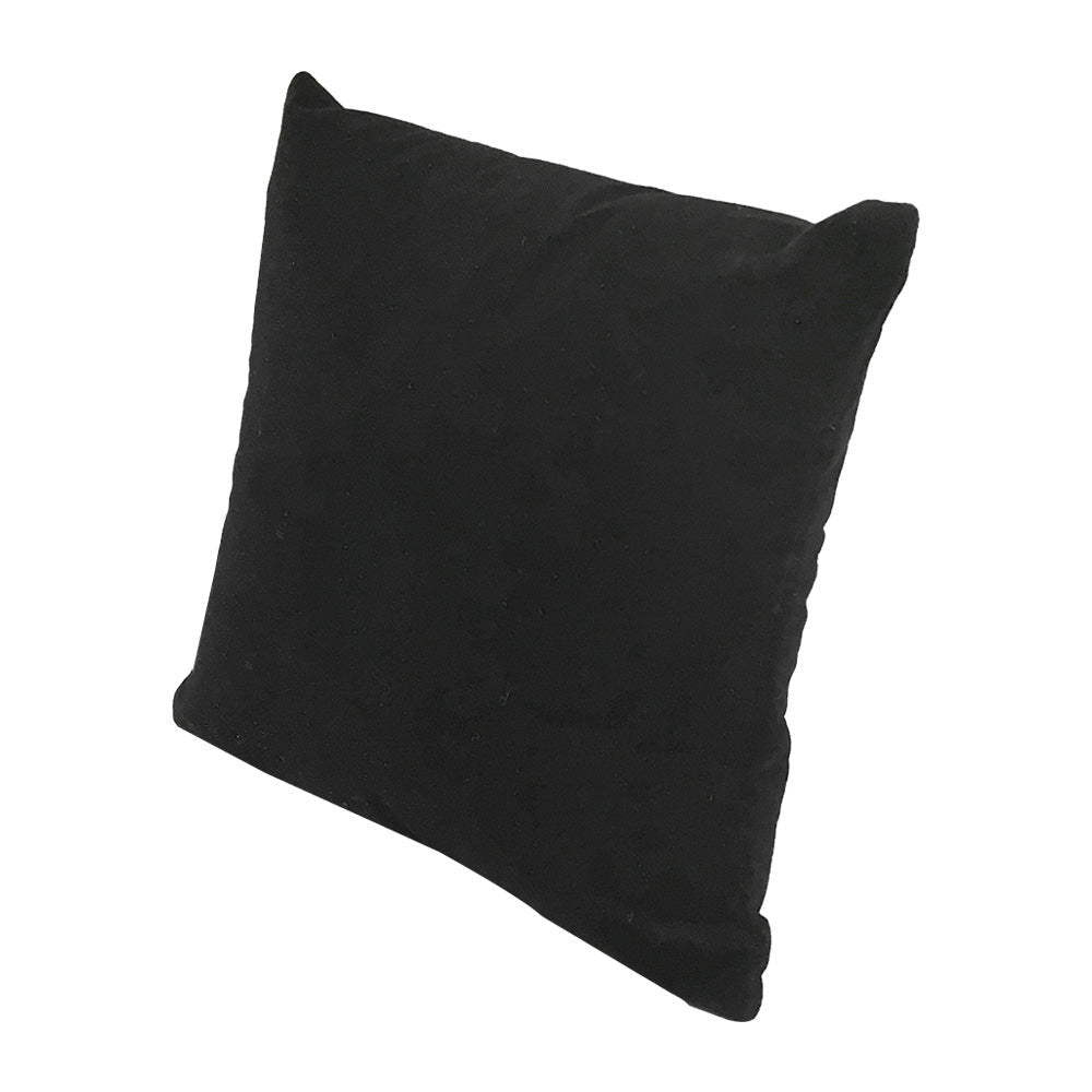 Luxury black velvet jewelry display pad for retail and trade show use