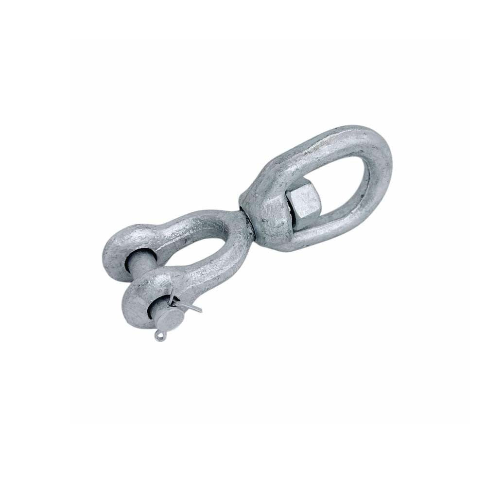 4 Pcs Marine Boat Mooring Hot Dipped Galvanized 5/8" Jaw Eye Swivel 5,200 Lbs WLL