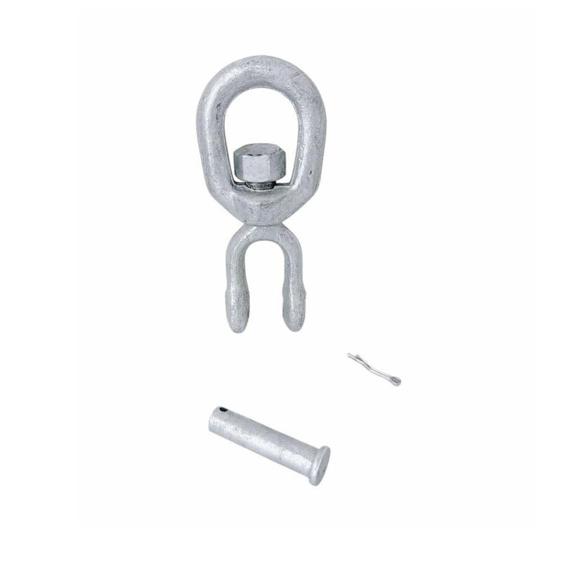 4 Pcs Marine Boat Mooring Hot Dipped Galvanized 5/8" Jaw Eye Swivel 5,200 Lbs WLL