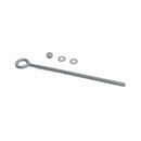 Marine Boat T316 Stainless Steel Welded Plain Eye Bolt, Rigging Lifting Hardware for Deck, Dock, Cable, Chain, and Rope