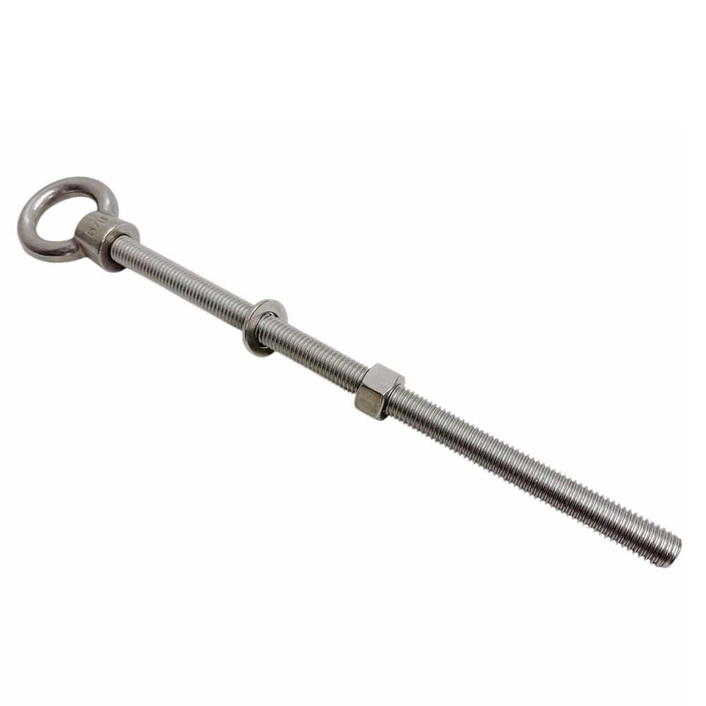 Marine Boat T316 Stainless Steel 5/8" x 12" Shoulder Eye Bolt 3,200 Lbs WLL