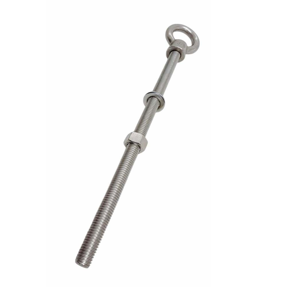 Marine Boat T316 Stainless Steel 5/8" x 12" Shoulder Eye Bolt 3,200 Lbs WLL