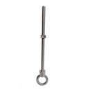 Marine Boat T316 Stainless Steel 5/8" x 12" Shoulder Eye Bolt 3,200 Lbs WLL