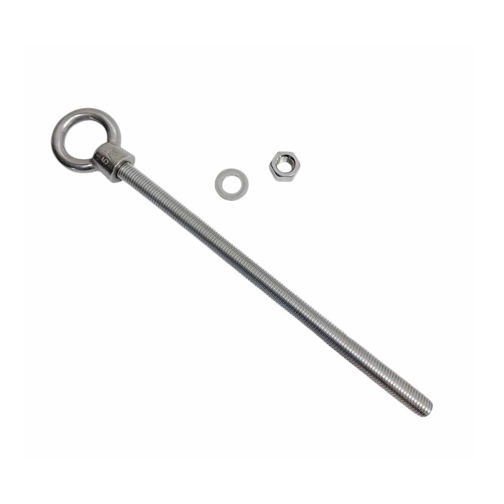 Marine Boat T316 Stainless Steel 5/8" x 12" Shoulder Eye Bolt 3,200 Lbs WLL