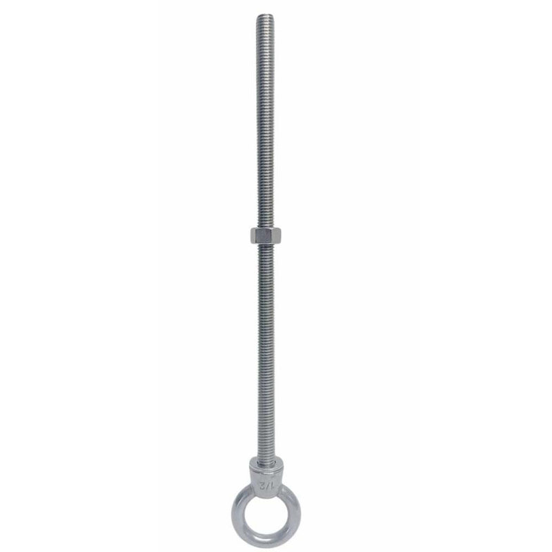 Marine Boat T316 Stainless Steel 1/2" x 12" Shoulder Eye Bolt 2,000 Lbs WLL