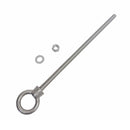 Marine Boat T316 Stainless Steel 1/2" x 12" Shoulder Eye Bolt 2,000 Lbs WLL