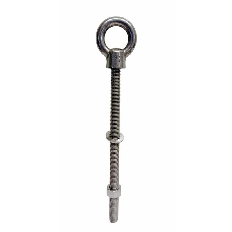 Marine Boat T316 Stainless Steel 3/4" x 12" Shoulder Eye Bolt 4,700 Lbs WLL