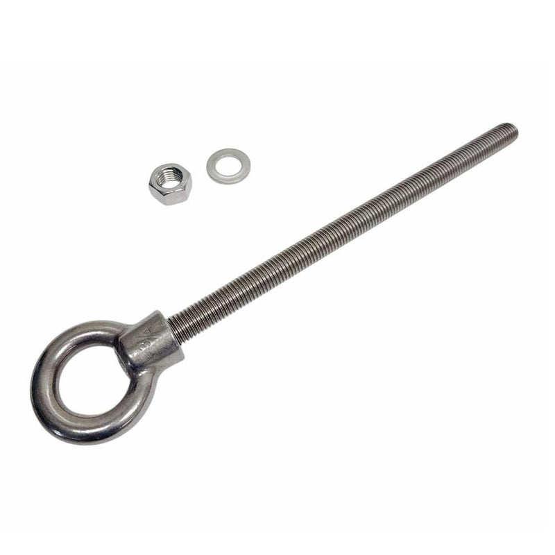 Marine Boat T316 Stainless Steel 3/4" x 12" Shoulder Eye Bolt 4,700 Lbs WLL