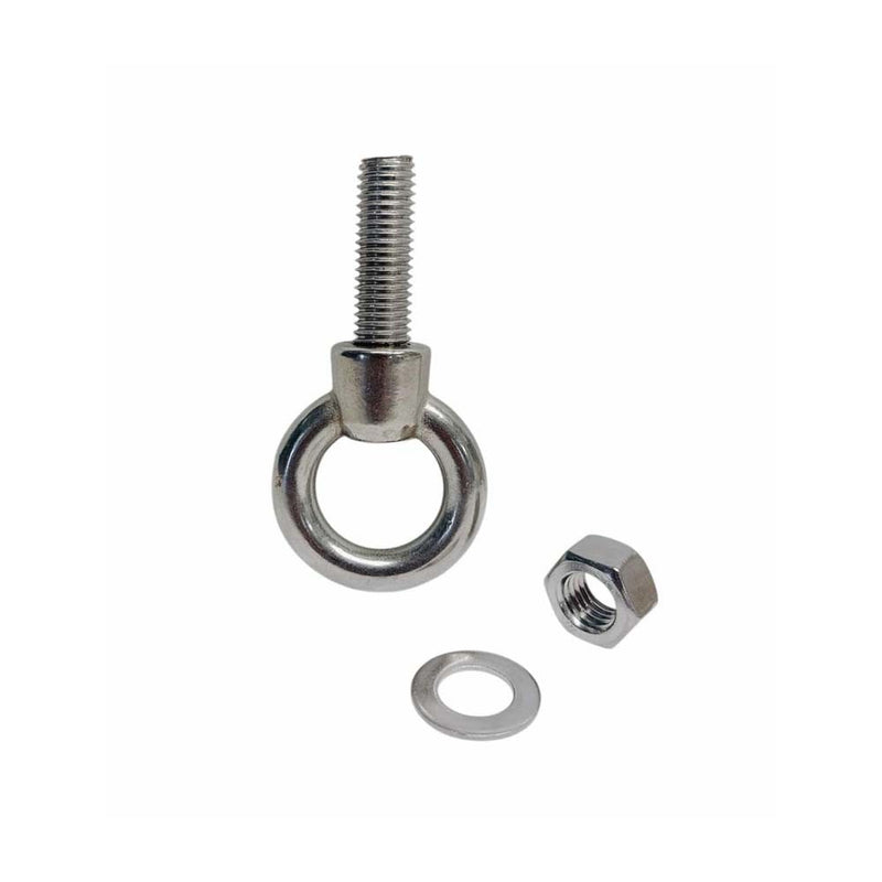 4 Pc Marine T316 Stainless Steel 1/2" x 1-1/2" Shoulder Eye Bolt 2,000 Lbs WLL