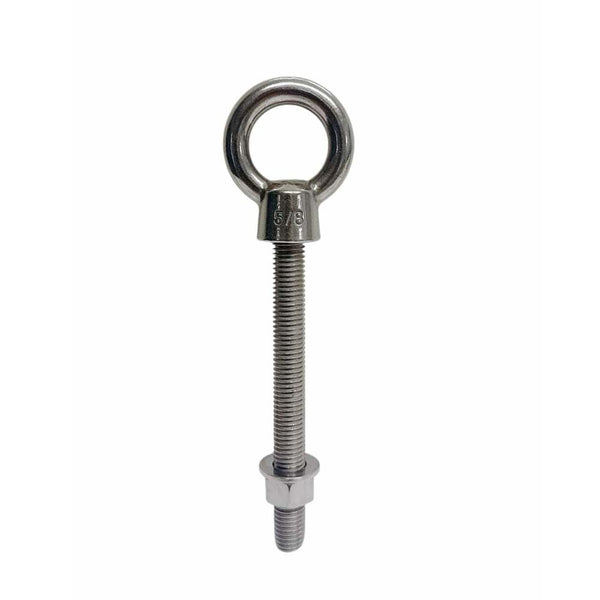 Marine Boat T316 Stainless Steel 5/8" x 6" Shoulder Eye Bolt 3,200 Lbs WLL