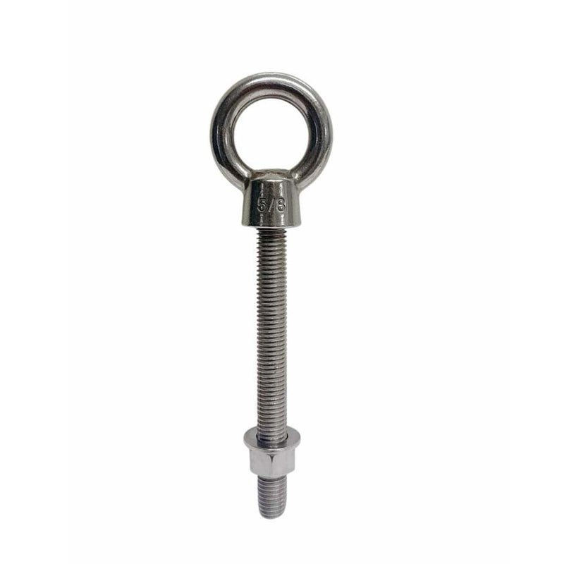 Marine Boat T316 Stainless Steel 5/8" x 6" Shoulder Eye Bolt 3,200 Lbs WLL
