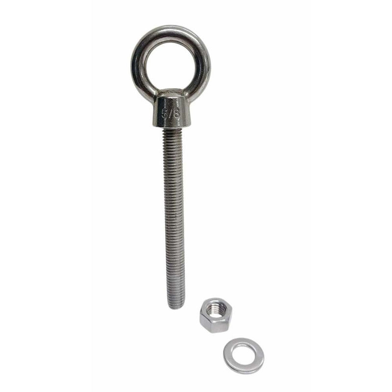Marine Boat T316 Stainless Steel 5/8" x 6" Shoulder Eye Bolt 3,200 Lbs WLL