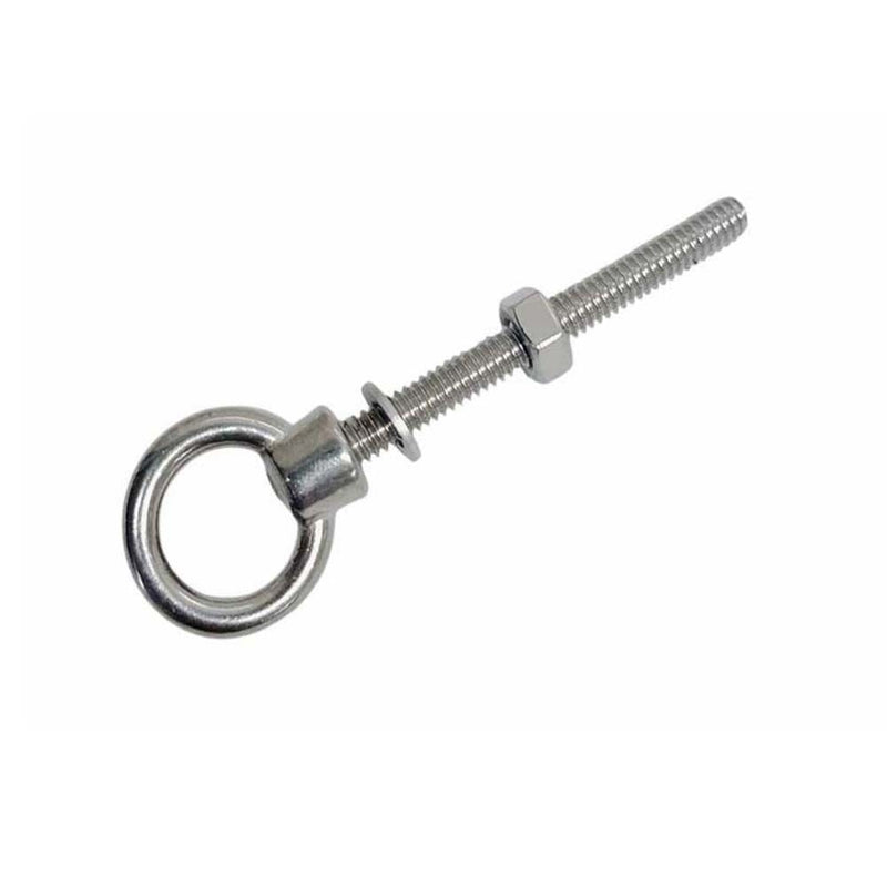 4 Pc Marine T316 Stainless Steel 5/16" x 2-5/16" Shoulder Eye Bolt 800 Lbs WLL