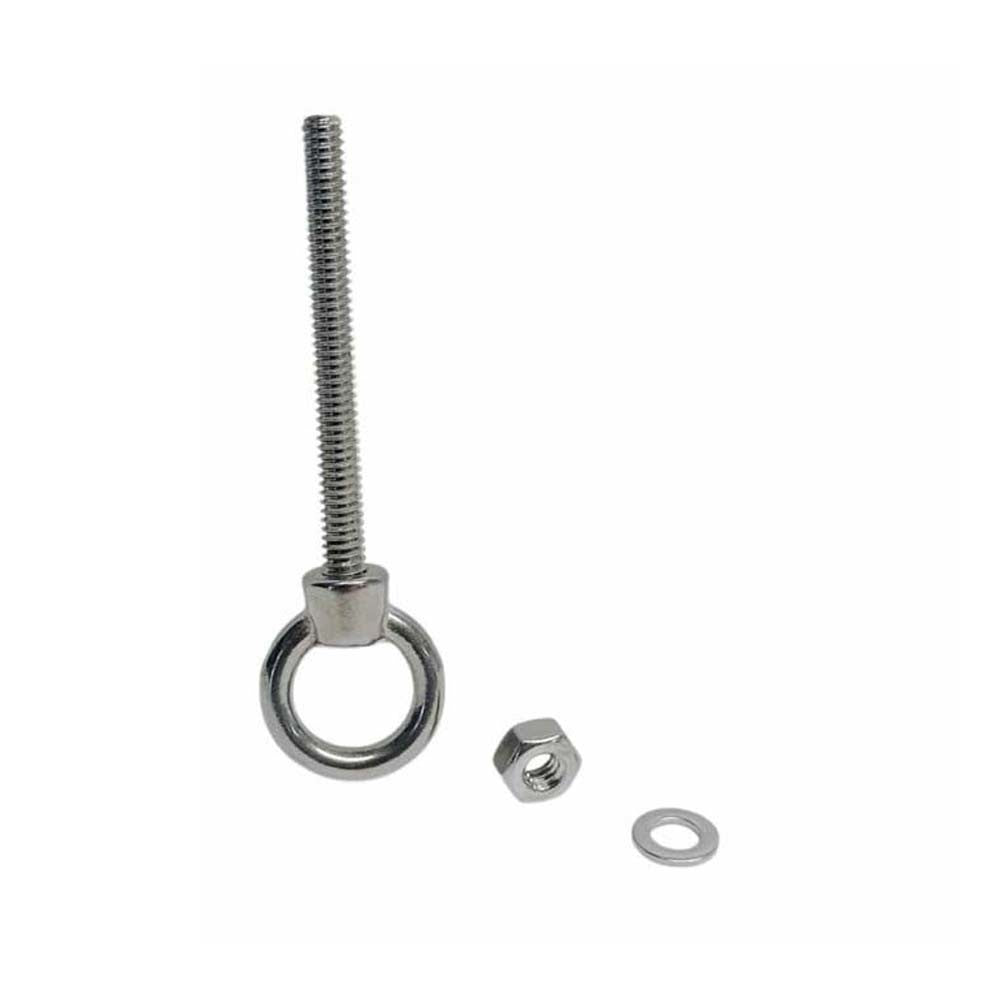 4 Pc Marine T316 Stainless Steel 5/16" x 2-5/16" Shoulder Eye Bolt 800 Lbs WLL