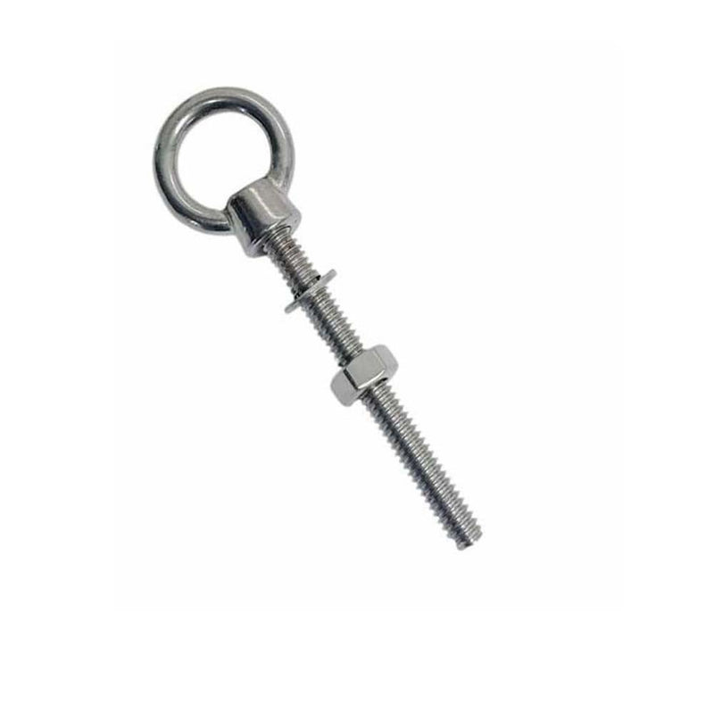 Marine Boat T316 Stainless Steel 1/4" x 2" Shoulder Eye Bolt 400 Lbs WLL