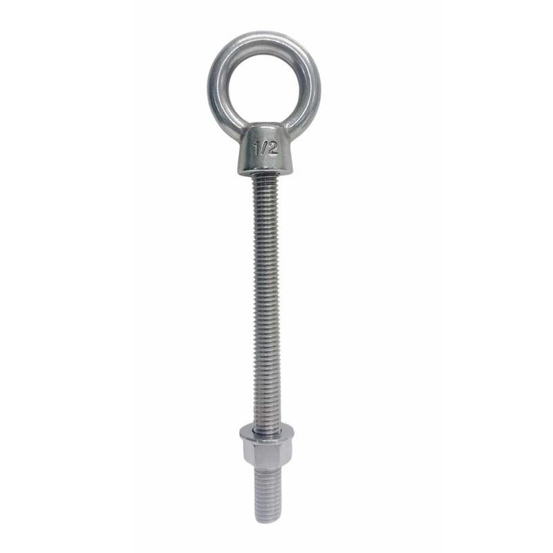 Marine Boat T316 Stainless Steel 1/2" x 6" Shoulder Eye Bolt 2,000 Lbs WLL