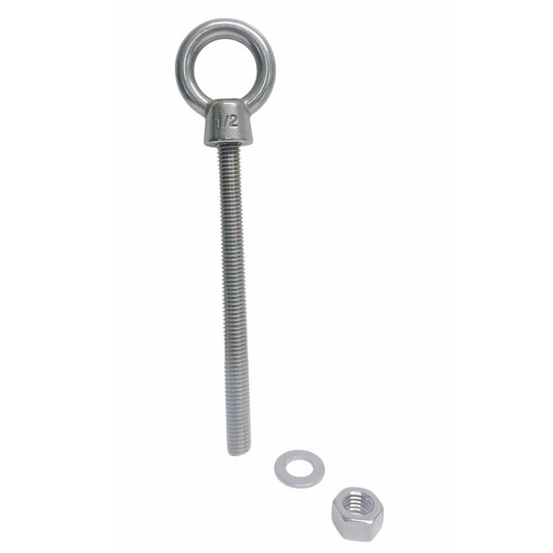 Marine Boat T316 Stainless Steel 1/2" x 6" Shoulder Eye Bolt 2,000 Lbs WLL