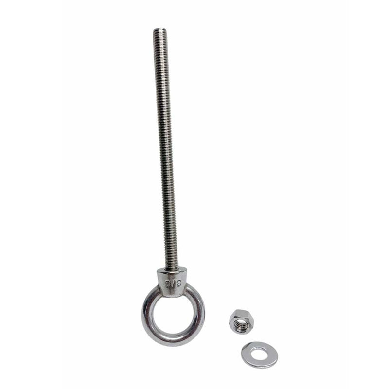 4 Pc Marine Boat T316 Stainless Steel 3/8" x 6" Shoulder Eye Bolt 1,000 Lbs WLL