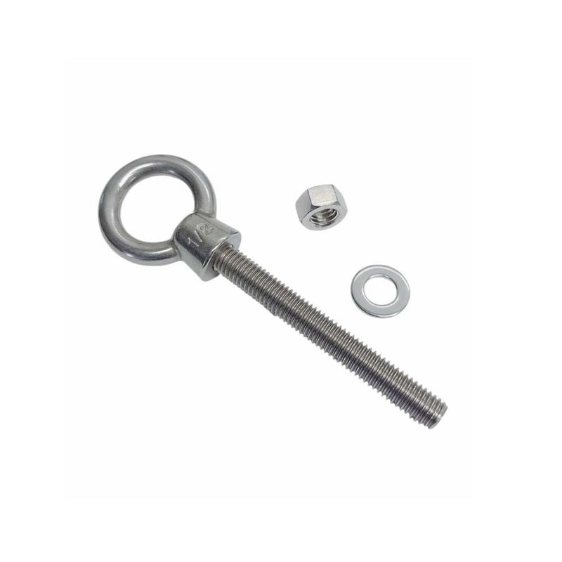 Marine Boat T316 Stainless Steel 1/2" x 3-3/16" Shoulder Eye Bolt 2,200 Lbs WLL