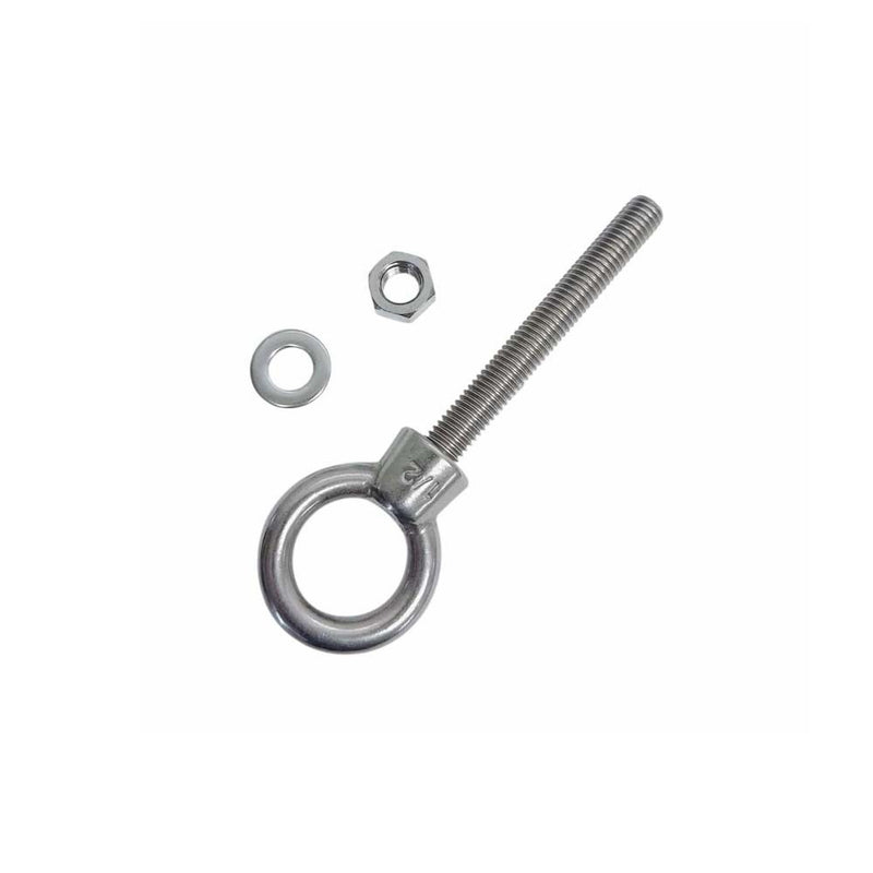 4 Pc Marine T316 Stainless Steel 1/2" x 3-3/16" Shoulder Eye Bolt 2,200 Lbs WLL