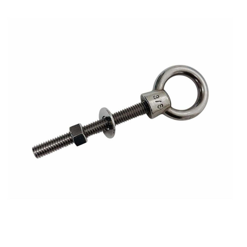 Marine Boat T316 Stainless Steel 3/8" x 3-1/8" Shoulder Eye Bolt 1,000 Lbs WLL