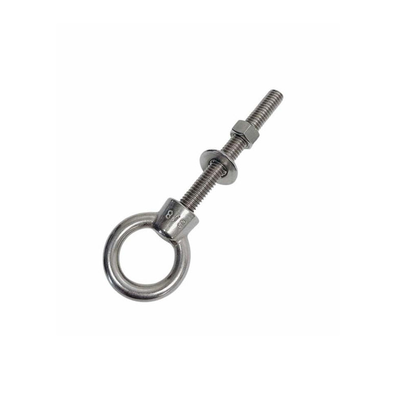 Marine Boat T316 Stainless Steel 3/8" x 3-1/8" Shoulder Eye Bolt 1,000 Lbs WLL