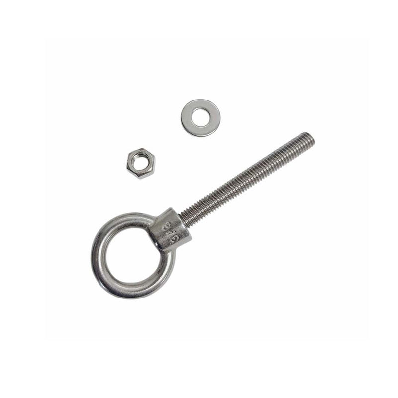 Marine Boat T316 Stainless Steel 3/8" x 3-1/8" Shoulder Eye Bolt 1,000 Lbs WLL