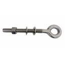 Marine Boat T316 Stainless Steel 1/2" x 6" Welded Plain Eye Bolt 1,800 Lbs WLL