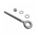 Marine Boat T316 Stainless Steel 1/2" x 6" Welded Plain Eye Bolt 1,800 Lbs WLL
