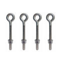 4 Pc Marine T316 Stainless Steel 1/2" x 6" Welded Plain Eye Bolt 1,800 Lbs WLL