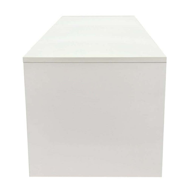 White 24" High Knockdown Pedestal Display Base Box Cube Fixture for Retail Store