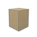 Maple 24" High Knockdown Pedestal Display Base Box Cube Fixture for Retail Store