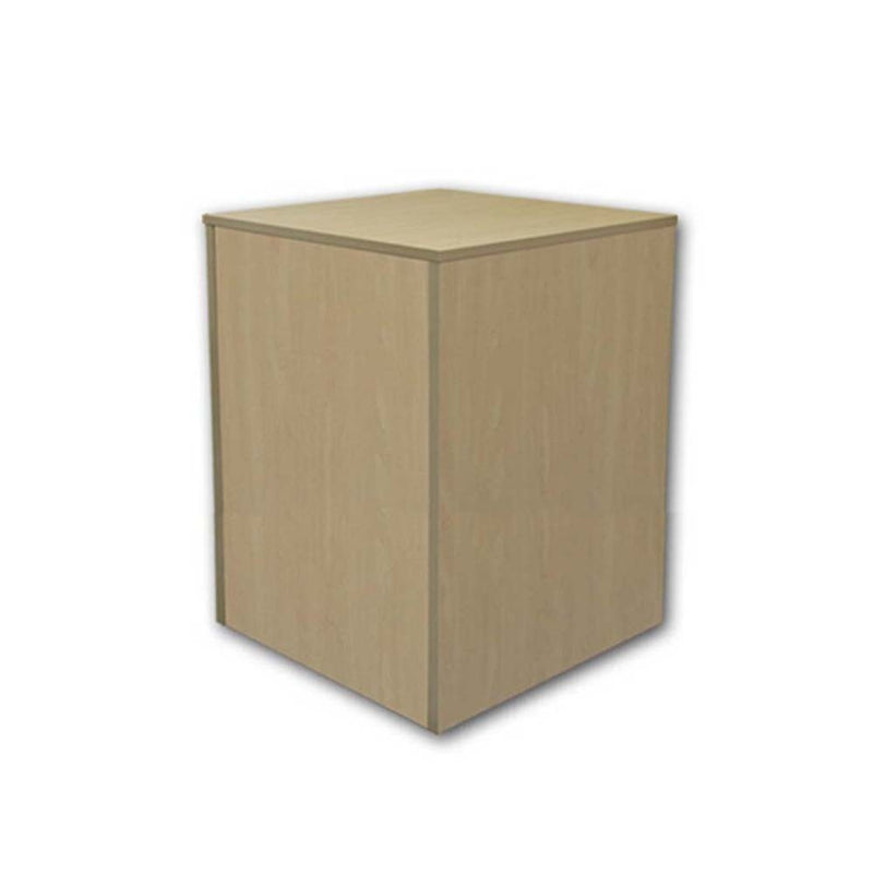 Maple 24" High Knockdown Pedestal Display Base Box Cube Fixture for Retail Store