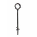 Marine Boat T316 Stainless Steel 3/8" x 6" Welded Plain Eye Bolt 1,000 Lbs WLL