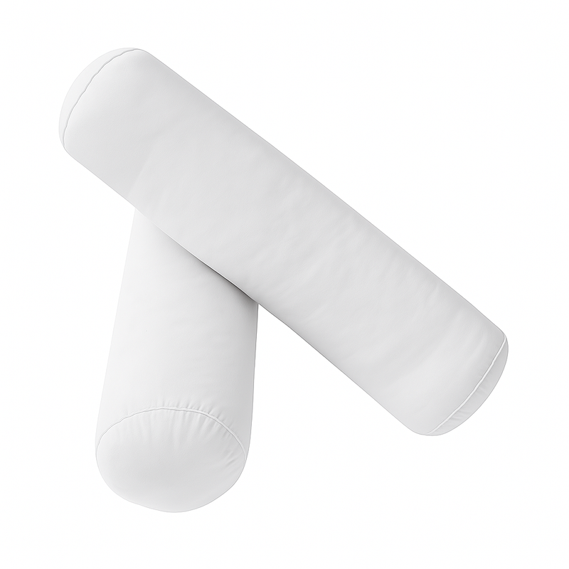 STYLE 2 FULL SIZE Pillow & Bolster Cushion Polyester Fiberfill Inserts for Outdoor Indoor Daybed Porch Swing Bed | INSERT ONLY |