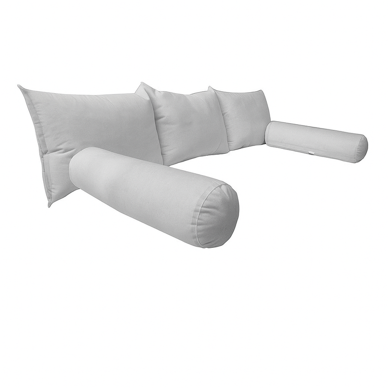 STYLE 3 TWIN SIZE Pillow & Bolster Cushion Polyester Fiberfill Inserts for Outdoor Indoor Daybed Porch Swing Bed | INSERT ONLY |