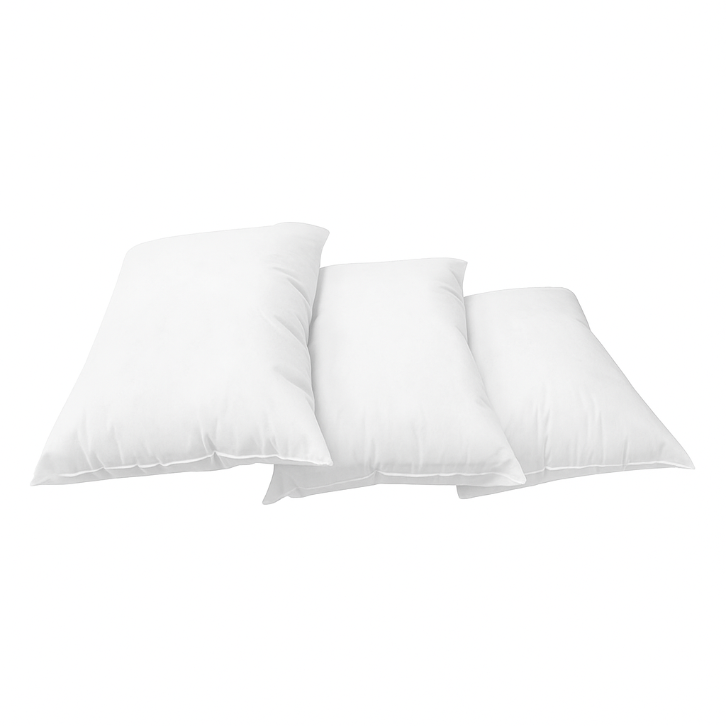 STYLE 3 Twin Size Mattress Foam, Pillow & Bolster Cushion Polyester Fiberfill Inserts for Outdoor Indoor Daybed Porch Swing Bed | INSERT ONLY |